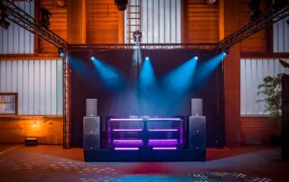 DJ-Pult mit LED Beleuchtung